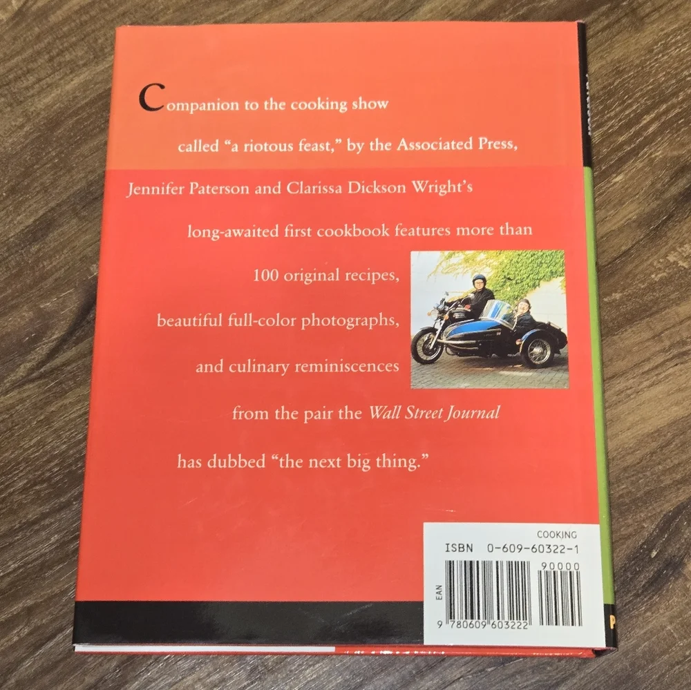 Vintage 1996 Cooking with the Two Fat Ladies Cookbook The Food Network Hardcover